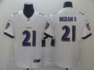 Baltimore Ravens 21 Mark Ingram II Vapor Limited Jersey White