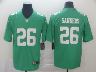 Philadelphia Eagles 26 Miles Sanders Vapor Limited Jersey Apple Green