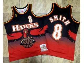 Atlanta Hawks 8 Josh Smith 1996-97 Throwback Jersey Red