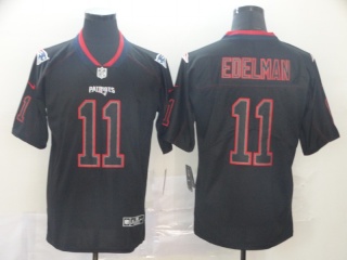 New England Patriots 11 Julian Edelman Lights Out Limited Jersey Black