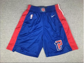 Nike Detroit Pistons Blue Basketball Shorts
