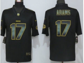 Green Bay Packers #17 Davante Adams Vapor Untouchable Limited Jersey Black Golden