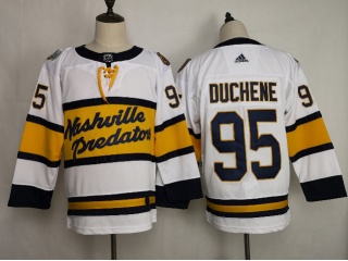 Adidas Nashville Predators #95 Matt Duchene Winter Classic Hockey Jersey White