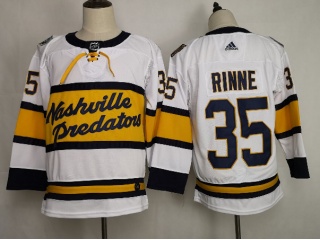 Adidas Nashville Predators #35 Pekka Rinne Winter Classic Hockey Jersey White