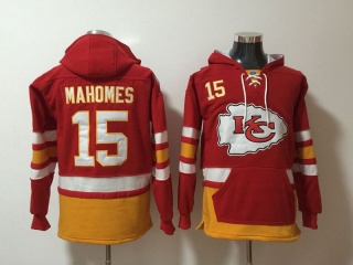 Kansas City Chiefs 15 Patrick Mahomes Red Hoodie