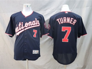 Washington Nationals 7 Trea Turner New Style Flex Base Jerseys Blue