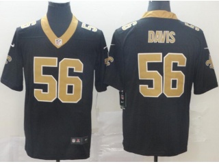 New Orleans Saints #56 Demario Davis Vapor Untouchable Limited Football Jersey Black