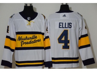 Aidas Nashville Predators #4 Ryan Ellis Winter Classic Hockey Jersey White