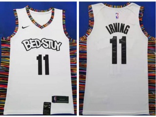 Nike Brooklyn Nets #11 Kyrie Irving 2019-20 Jersey White City
