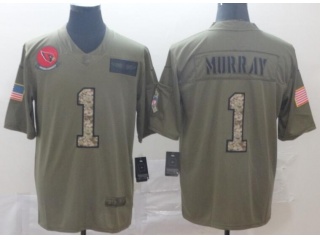 Arizona Cardinals #1 Kyler Murray 2019 Salute to Service Limited Jersey Olive Camo