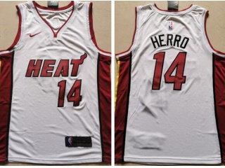 Nike Miami Heat #14 Tyler Herro Jersey White