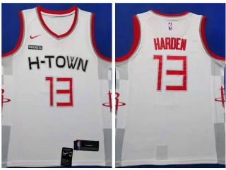 Houston Rockets #13 James Harden 2019-20 Jersey White City