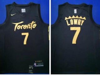 Nike Toronto Raptors #7 Kyle Lowry 2019-20 City Jersey Black