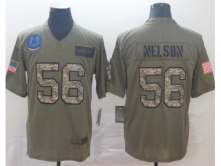 Indianapolis Colts #56 Quenton Nelson 2019 Salute to Service Limited Jersey Olive Camo