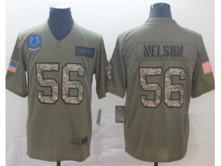 Indianapolis Colts #56 Quenton Nelson 2019 Salute to Service Limited Jersey Olive Camo 