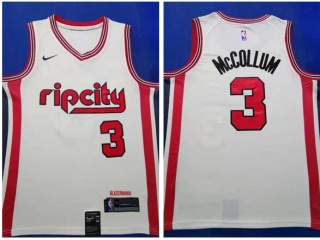 Nike Portland Trail Blazers #3 CJ McCollum 2019-20 City Jersey Cream