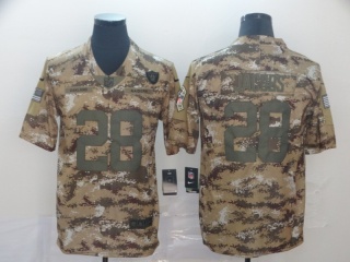 Oakland Raiders 28 Josh Jacobs Salute to Service Limited Jersey Camo