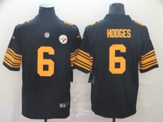 Pittsburgh Steelers 6 Devlin Hodges Color Rush Limited Jersey Black
