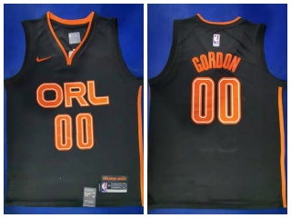 Nike Orlando Magic 00 Aaron Gordon City 2019-20 Jersey Black