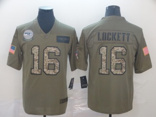 Seattle Seahawks 16 Tyler Lockett 2019 Salute to Service Limited Jersey Olive Camo