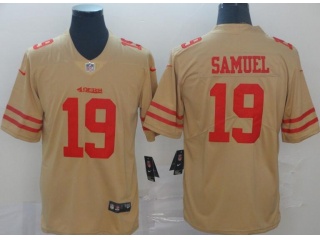 San Francisco 49ers #19 Deebo Samuel Inverted Legend Limited Jersey Yellow