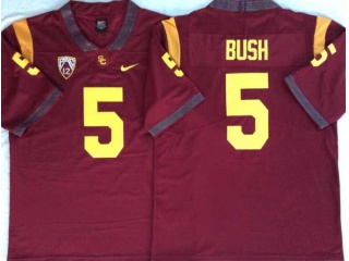 USC Trojans #5 Reggie Bush Limited Jersey Red 