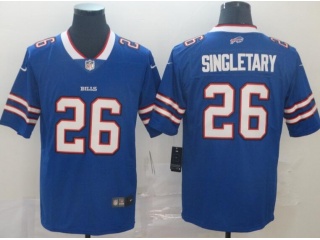 Buffalo Bills #26 Devin Singletary Men's Vapor Untouchable Limited Jersey Blue