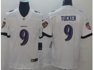 Baltimore Ravens #9 Justin Tucker Mens Vapor Untouchable Limited Jersey White
