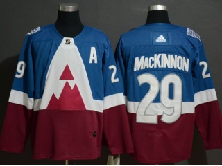 Adidas Colorado Avalanche 29 Nathan MacKinnon 2020 Stadium Series Jersey Blue