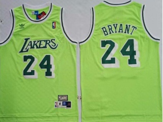 Los Angeles Lakers #24 Kobe Bryant Throwback Jersey Green 
