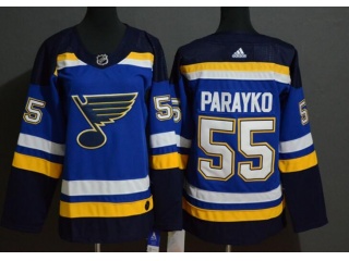 Youth Adidas St.Louis Blues #55 Colton Parayko Jersey Blue