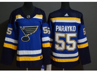 Youth Adidas St.Louis Blues #55 Colton Parayko Jersey Blue 