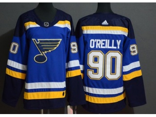 Woman Adidas St.Louis Blues #90 Ryan O'Reilly Jersey Blue