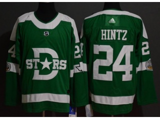 Adidas Dallas Stars #24 Roope Hintz Winter Classic Jersey Green
