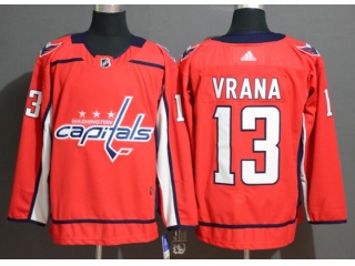 Adidas Washington Capitals #13 Jakub Vrana Hockey Jersey Red