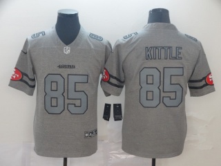 San Francisco 49ers 85 George Kittle 2019 New Style Gridiron Gray Limited Jersey