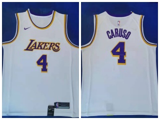 Nike Los Angeles Lakers 4 Alex Caruso Jersey White