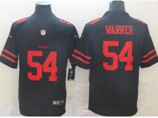 San Francisco 49ers#54 Fred Warner Vapor Limited Jersey Black 