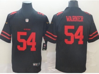 San Francisco 49ers#54 Fred Warner Vapor Limited Jersey Black