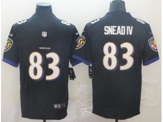 Baltimore Ravens #83 Willie Snead IV Vapor Limited Jersey Black