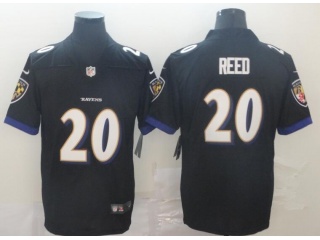 Baltimore Ravens #20 Ed Reed Vapor Limited Jersey Black