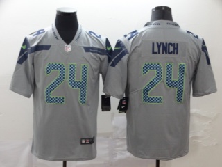 Seattle Seahawks #24 Marshawn Lynch Vapor Untouchable Limited Jersey Gray