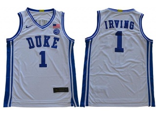 Duke Blue Devils #1 Vernon Carey Jr Jersey White