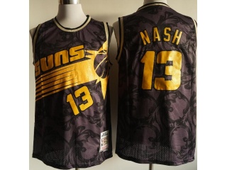 Phoenix Suns #13 Steve Nash Black Camo Jersey Black Camo
