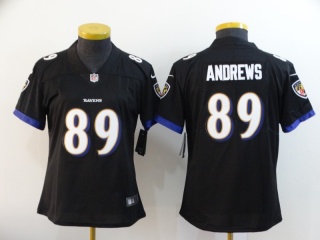 Womens Baltimore Ravens 89 Mark Andrews Vapor Limited Jersey Black