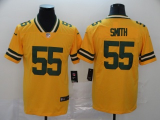 Green Bay Packers 55 Za'Darius Smith Inverted Legend Limited Jersey Yellow