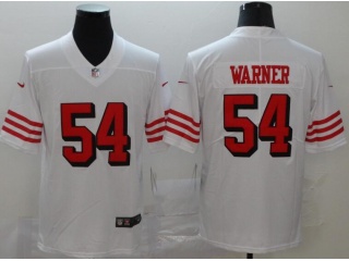 San Francisco 49ers #54 Fred Warner Color Rush Limited Football Jersey White