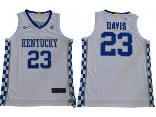 2019 Kentucky Wildcats #23 Anthony Davis Jersey White