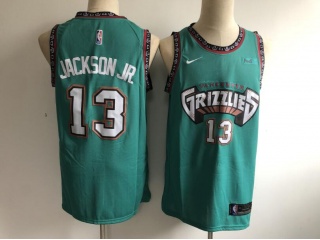 Nike Memphis Grizzlies 13 Jaren Jackson Jr. Throwback Basketball Jersey Teal Green