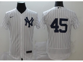 Nike New York Yankees #45 Gerrit Cole Flexbase Jersey White